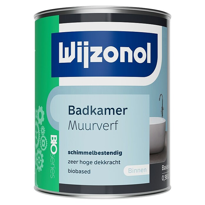 Wijzonol Muurverf Bio Series 1 Liter (Wit, Mat, 1 l) | BAUHAUS