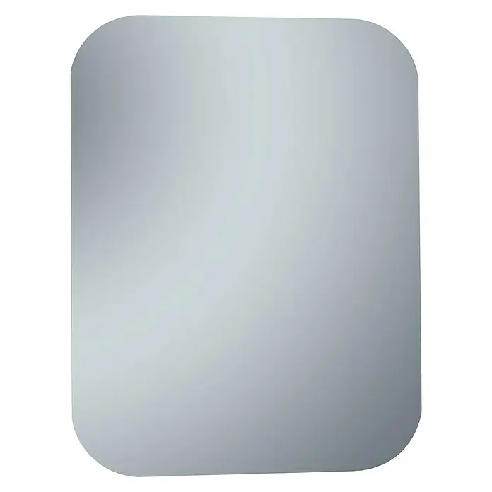 Camargue Espejo de pared Romo - 50 x 70 cm - Espejo rectangular con esquinas redondeadas. Ideal para baños o dormitorios, el espejo refleja la luz y crea un ambiente luminoso.