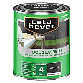 Cetabever Houtbeits Douglas (Antraciet, 750 ml, Mat)