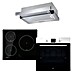 Cata Set de horno empotrado + placa de cocción y campana extensible 
