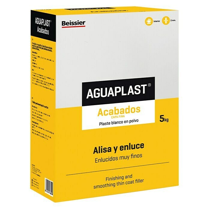 Beissier Aguaplast Plaste Acabados (Blanco, 5 kg)