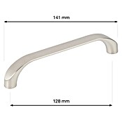 Walteco Ručka za namještaj Galileo  (Razmak provrta: 128 mm, Ostalo) | BAUHAUS