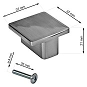 Walteco Ručkica za namještaj Adrian  (D x Š x V: 37 x 37 x 21 mm, Ostalo) | BAUHAUS