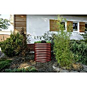 Vitavia Hochbeet (82 x 82 x 40 cm, Stahlblech, Rubin, Rund)