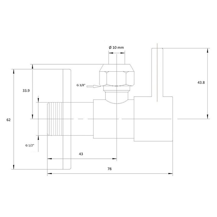 Best Design Hoekstopkraan Solera (Wit) | BAUHAUS