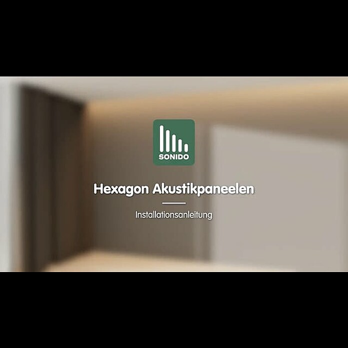 Sonido Akustikpaneel Hexagon (New Light Oak, L x B x S: 760 x 574 x 18 mm, 4 Stk.) | BAUHAUS