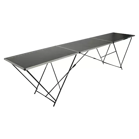 Mesa con caballetes