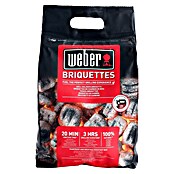 Weber Barbacoa redonda con tapa Compact Kettle 47 + Briquetas (Diámetro de la superficie de la parrilla: 47 cm, Negro/Plateado) | BAUHAUS