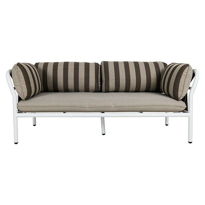 Kactus republic Conjunto de muebles Montecarlo (4 pzs., Aluminio, Blanco) | BAUHAUS