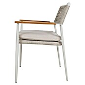 Kactus republic Conjunto de muebles Morea (7 pzs., Aluminio/Cuerda, Perla) | BAUHAUS