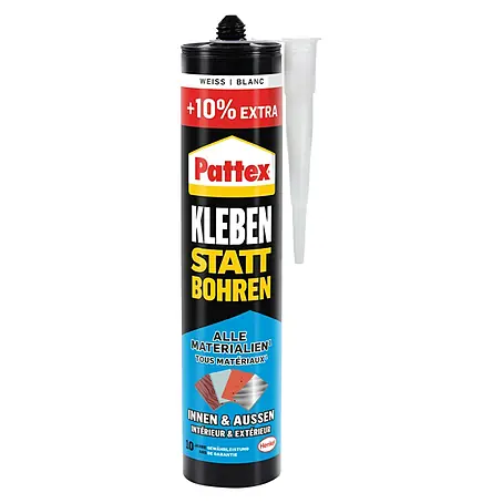 Pattex  Montagekleber Kleben statt Bohren Innen & Außen
