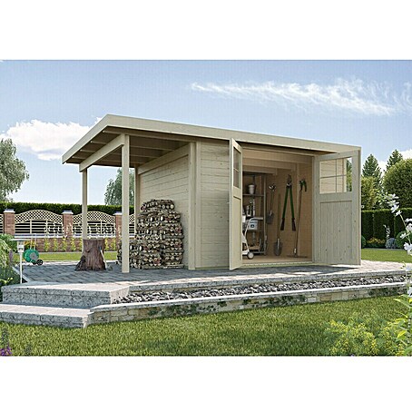 Weka Gartenhaus Mallau (Holz, Natur)
