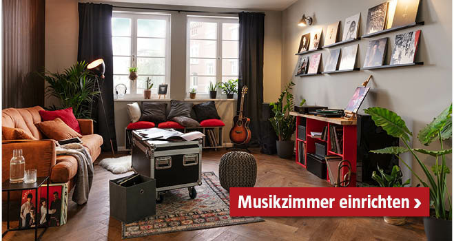 Musikzimmer einrichten