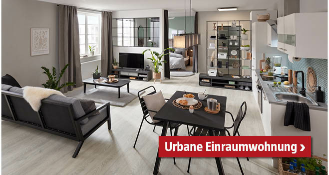 Urbane Einraumwohnung