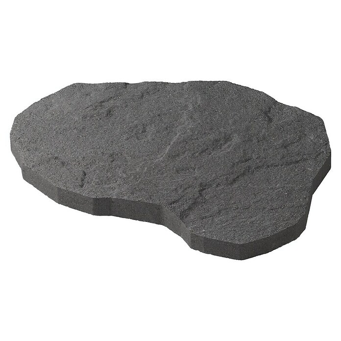 Gehwegplatte Trittplatte Send (Anthrazit, 36 x 48 cm, Beton)