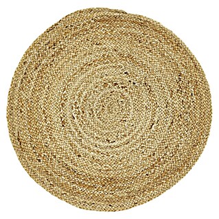 Juteteppich Mala (Natur, Durchmesser: 100 cm, 99 % Jute, 1 % Baumwolle)