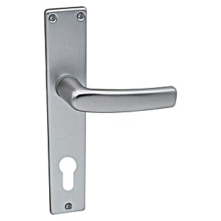 Lienbacher Drückergarnitur Florida II (Aluminium, Profilzylinder)