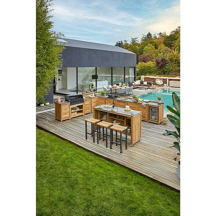 Kingstone Gasgrill Cliff 6005 Beast Built In (Grillfläche (B x T): 90,5 x 45 cm, 21 kW, Anzahl Brenner: 6 Stk.) | BAUHAUS