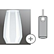 Paulmann URail 2Easy Lampenschirm Vento (Durchmesser: 17 cm, Transparent, Glas, Rund)