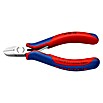 Knipex Seitenschneider (Länge: 115 mm, Material Griff: Mehrkomponenten-Hülle, Rund, Ausführung Kopf: Mit kleiner Facette)