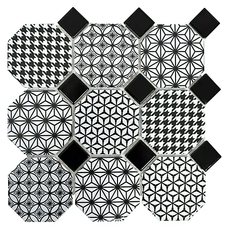 Mosaikfliese Octagon Octa Misto