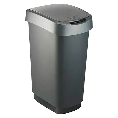 Rotho  Cubo con tapa oscilante Twist
