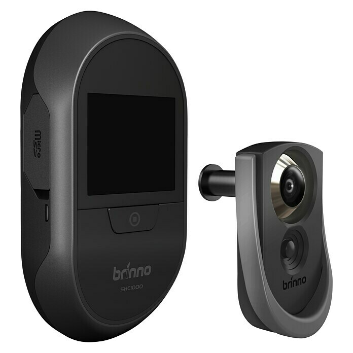 Brinno Digitaler Türspion SHC 1000Türstärke: 28 mm - 58 mm, Einbaumaß: 12 mm Türbohrung, Bildschirmtyp: 2,7″ TFT Front View