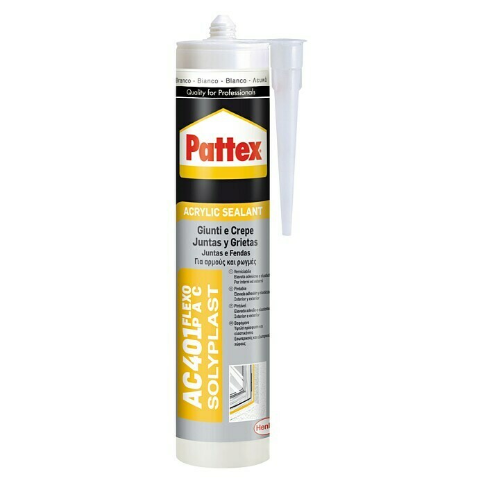 Pattex Sellador AC410 Solyplast  (Blanco, 300 ml)
