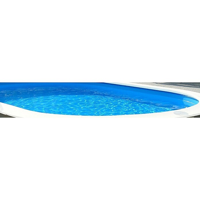 myPool Poolfolie mit Einhängebiese (Ø x H: 250 x 120 cm, 0,6 mm, Blau, Rund) | BAUHAUS