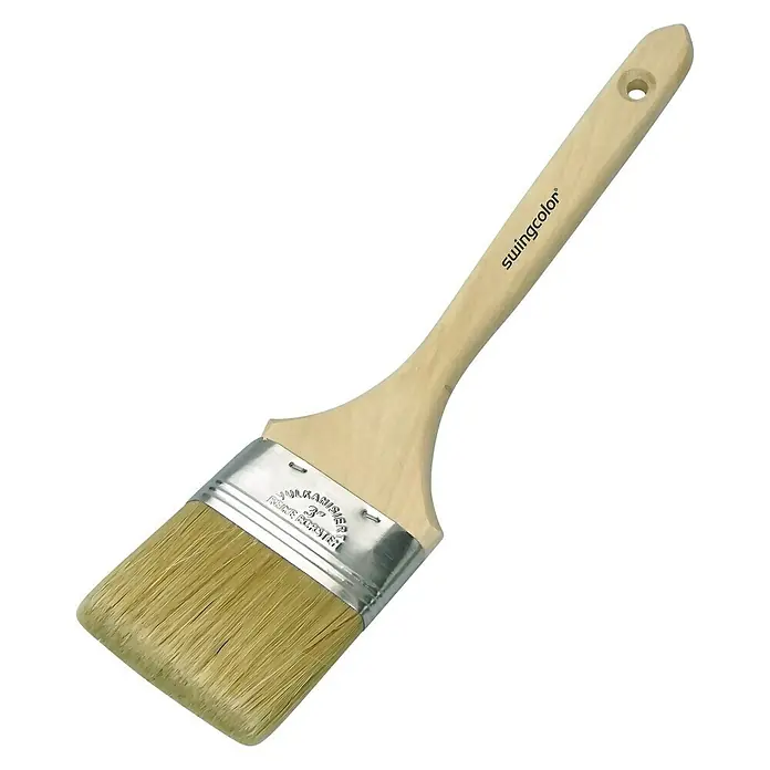 swingcolor Premium Fassadenstreicher - Breite Borsten: 70 mm, Kunststoffborsten, Naturholz - Pinsel von Swingcolor, ideal für präzises Auftragen von Farbe. Hochwertige Borsten für gleichmäßige Ergebnisse und professionelle Anstriche.