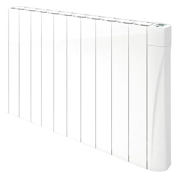 Voltomat HEATING Emisor térmico de fluido VOLT - 1.250 W, Blanco, 9,8 x 90,7 x 57,5 cm, Fluido - Radiador eléctrico con pantalla digital para una calefacción eficiente y moderna. Su diseño blanco y elegante complementa cualquier espacio.