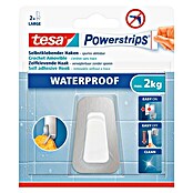 tesa Powerstrips Waterproof Wandhaken (1 Stk., Metall/Kunststoff)