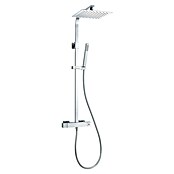 Camargue Hoofddoucheset Glymur (Met thermostaatkraan, In hoogte verstelbaar: 78 - 114 cm, Verchroomd)