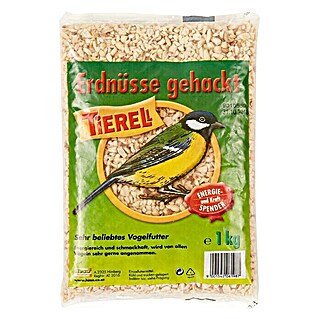 Tierell Wildvogelfutter Erdnüsse gehackt (1 kg)