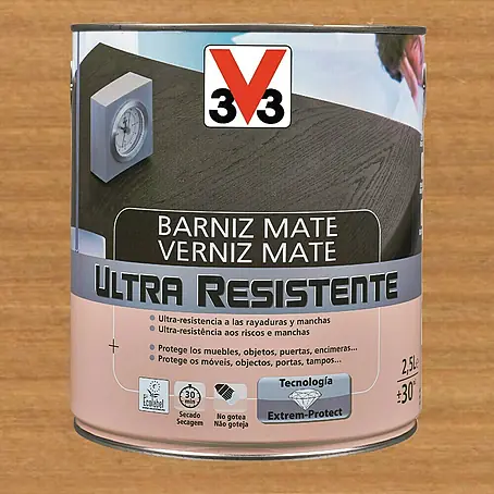 V33  Barniz para madera Mate Ultra Resistente