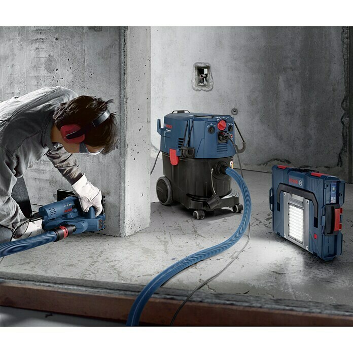 Bosch Professional Nass-Trockensauger GAS 35 M AFC1.380 W, Behältervolumen: 35 l Use Shot