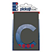 Pickup 3D Home Huisnummer (Hoogte: 10 cm, Motief: c, Grijs, Kunststof, Zelfklevend)