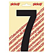 Pickup Sticker (Motief: 7, Zwart, Hoogte: 150 mm)