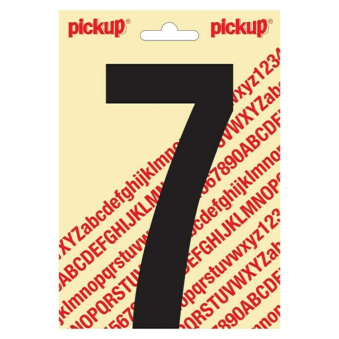 Pickup Etiqueta adhesiva (Motivo: 7, Negro, Altura: 150 mm)