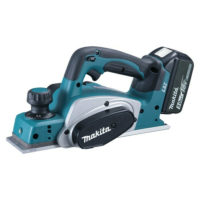 Makita Akku-Handhobel DKP180RTJ18 V, 2 Akkus, Hobelbreite: 82 mm, 5 Ah Front View