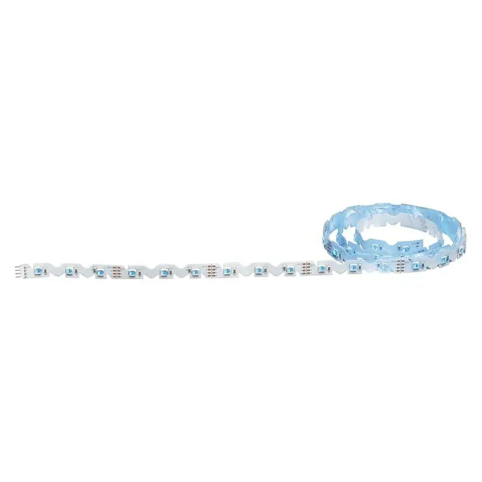 Paulmann LED-Band FlexLED 3D Basisset RGB - Länge: 1,5 m, Lichtfarbe: RGB, 11 W - LED-Streifen zur dekorativen Beleuchtung, flexibel einsetzbar und einfach zu installieren. Ideal für stimmungsvolle Akzente im Wohnbereich.