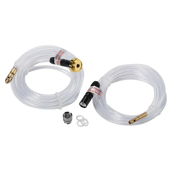 Rothenberger Industrial Desatascador líquido - 9 pzs., 3 m - Juego de limpieza de desagües: tuberías y accesorios para una limpieza eficaz, ideal para uso doméstico.