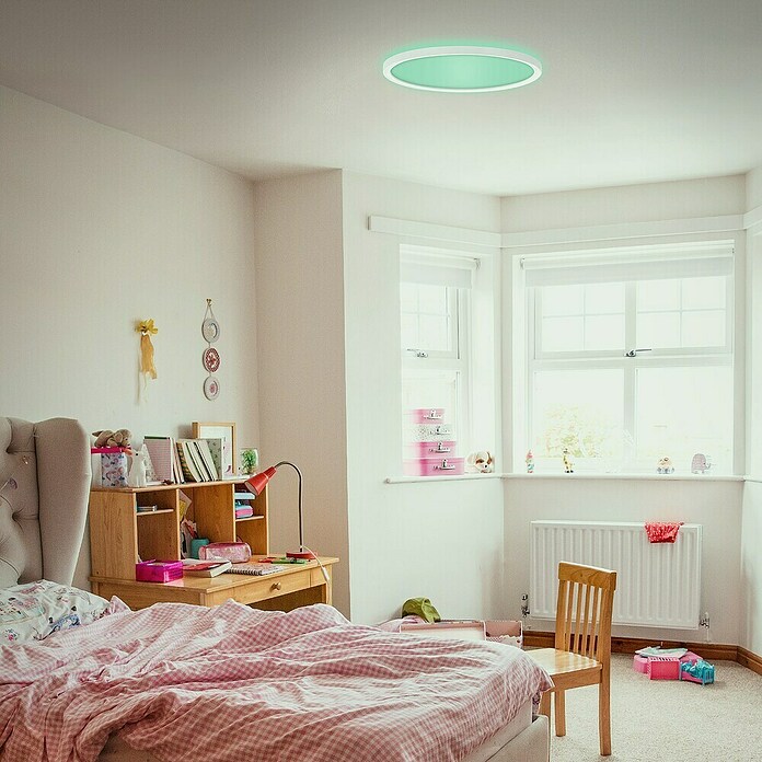 Briloner LED-Panel rund mit Backlight (Ø x H: 42 x 3 cm, 22 W, Neutralweiß) | BAUHAUS