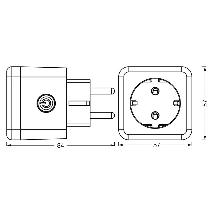 Osram Smart+ Pametna vtičnica Energy Meter  (Bela, Maksimalna priključna moč: 2.300 W) | 3458 - Smart Home | CBPA - Smart home | CBP - Smart home | CB - Elektroinstallation | C - Elektro | BAUHAUS