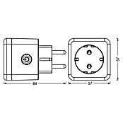 Osram Smart+ Pametna vtičnica Energy Meter  (Bela, Maksimalna priključna moč: 2.300 W) | 3458 - Smart Home | CBPA - Smart home | CBP - Smart home | CB - Elektroinstallation | C - Elektro | BAUHAUS