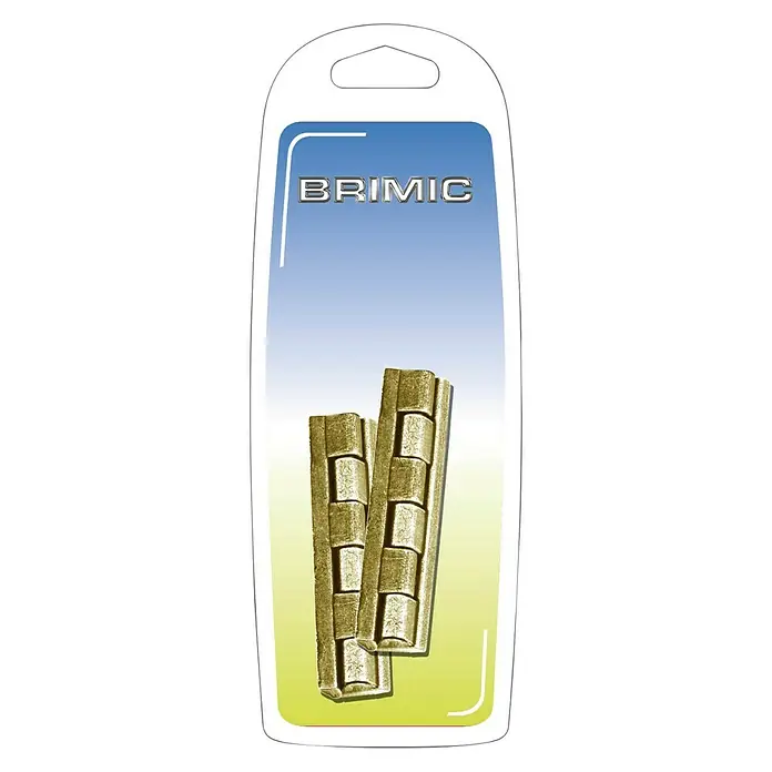 Micel Bisagra de solapa - L x An: 53 x 17 mm, Latón - Paquete de dos bisagras Brimic con aspecto dorado, ideales para la construcción y reparación de muebles. Fabricación de calidad para una larga durabilidad.
