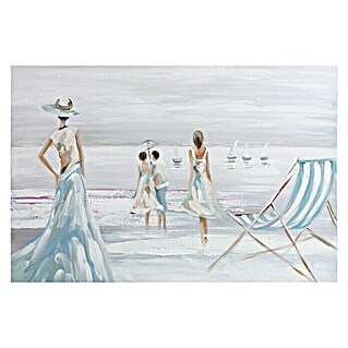 Ručno oslikana slika Dipinto plaža (Š x V: 90 x 60 cm)