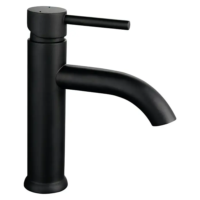 Conjunto de mueble de baño Naomi con pack wc Viena -  - Grifo negro mate moderno con un diseño minimalista para baño o cocina.