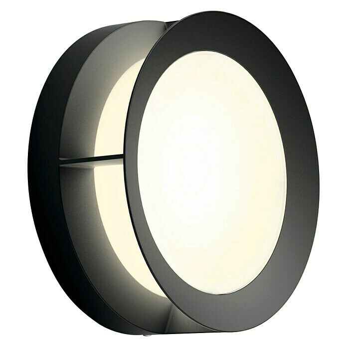 Philips Aplique exterior LED Actea (1 luz, 12 W, Color de luz: Blanco cálido)