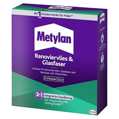 Metylan  Tapetenkleister Renoviervlies & Glasfaser